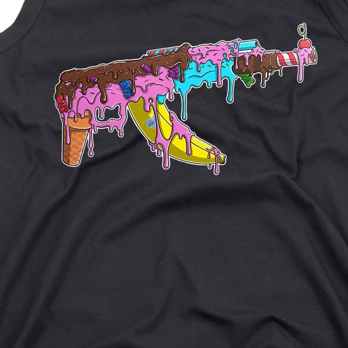 Ice Cream Gun AK47 Tank Top