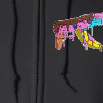 Ice Cream Gun AK47 Full Zip Hoodie