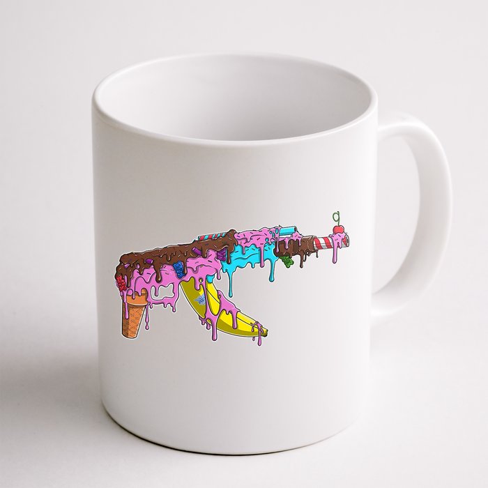 Ice Cream Gun AK47 Front & Back Coffee Mug