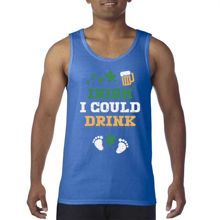 I Could Gift Pregnancy Announcet St Patricks Gift Tank Top