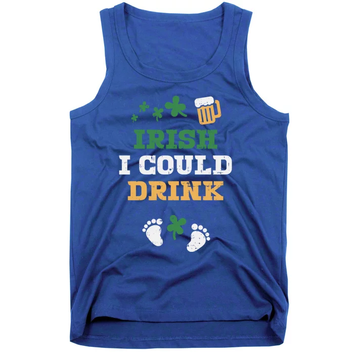 I Could Gift Pregnancy Announcet St Patricks Gift Tank Top