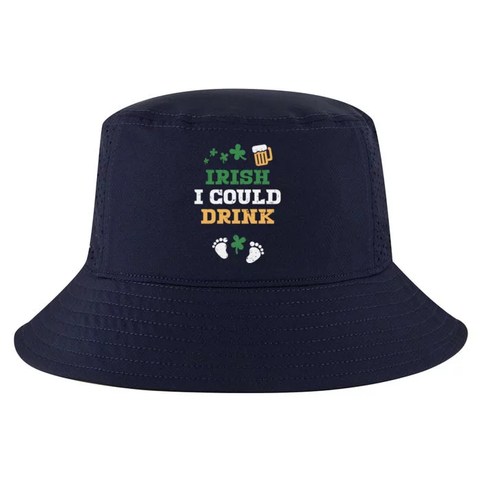 I Could Gift Pregnancy Announcet St Patricks Gift Cool Comfort Performance Bucket Hat