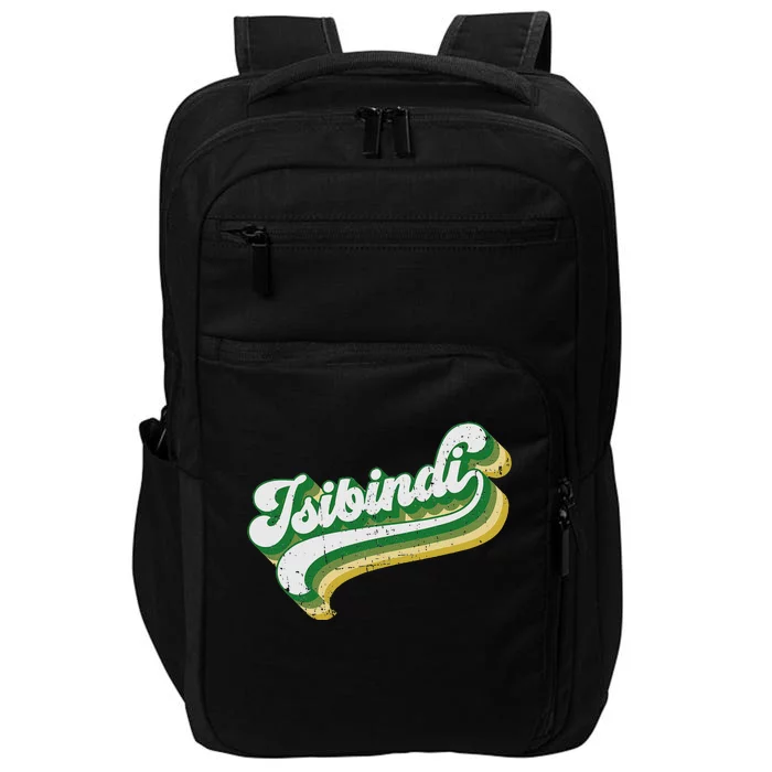 Isibindi Colorful Groovy Retro Style School Spirit Wear Impact Tech Backpack