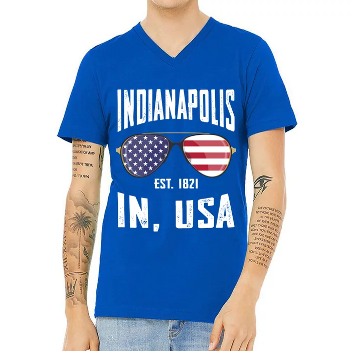 Indianapolis Cool Gift V-Neck T-Shirt