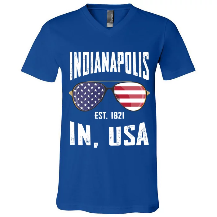 Indianapolis Cool Gift V-Neck T-Shirt