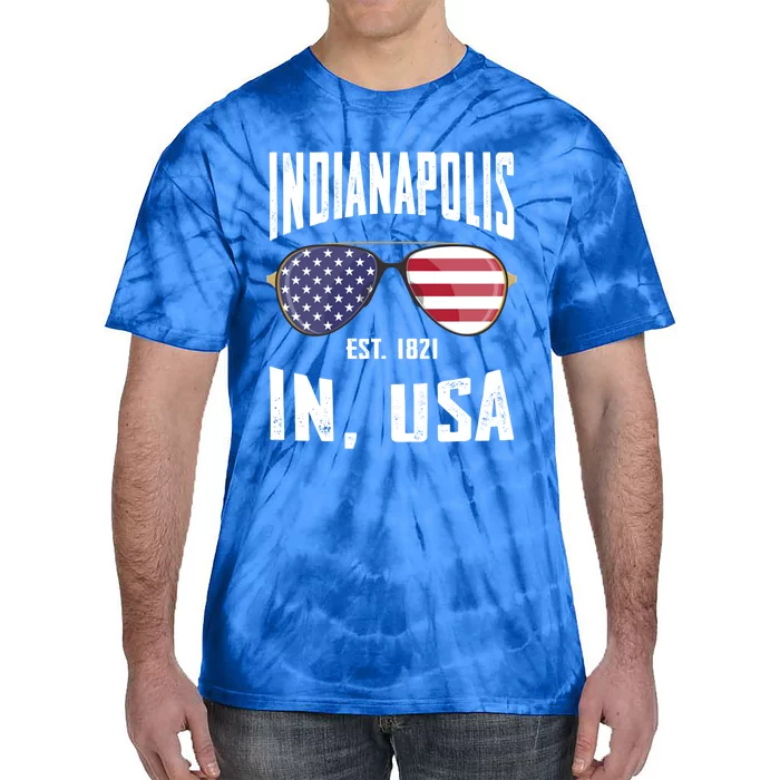 Indianapolis Cool Gift Tie-Dye T-Shirt