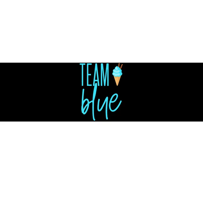 Ice Cream gender reveal - Team Blue keeper of the gender Bumper Sticker