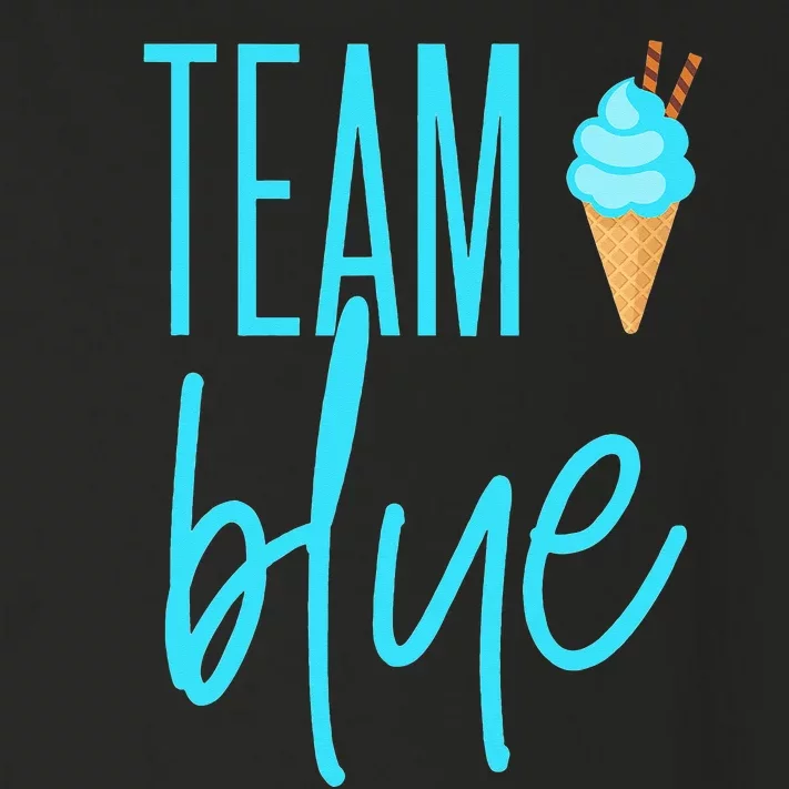 Ice Cream gender reveal - Team Blue keeper of the gender Toddler Long Sleeve Shirt