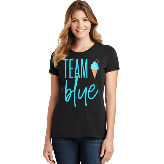 Ice Cream gender reveal - Team Blue keeper of the gender Women's T-Shirt