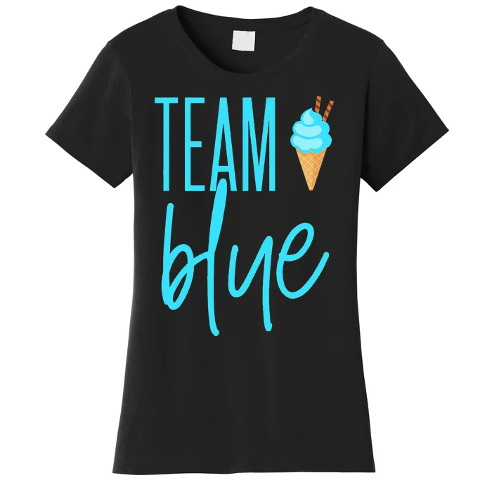 Ice Cream gender reveal - Team Blue keeper of the gender Women's T-Shirt