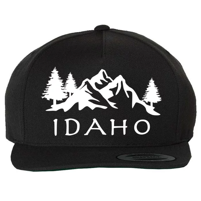 Idaho Cool Gift Wool Snapback Cap