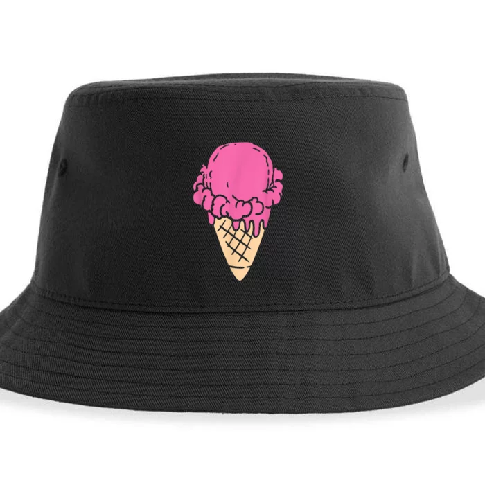 Ice Cream Gift Sustainable Bucket Hat