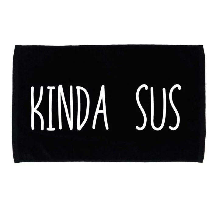 Impostor Cool Gift Kinda Sus Cute Gift Black Small Microfiber Hand Towel