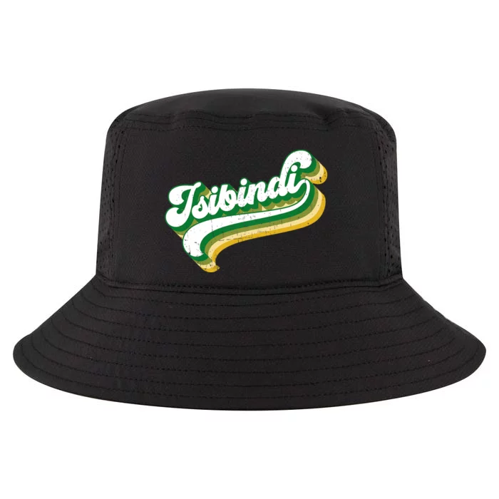 Isibindi Colorful Groovy Retro Style School Spirit Wear Cool Comfort Performance Bucket Hat