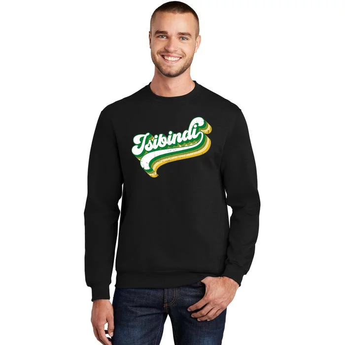 Isibindi Colorful Groovy Retro Style School Spirit Wear Sweatshirt