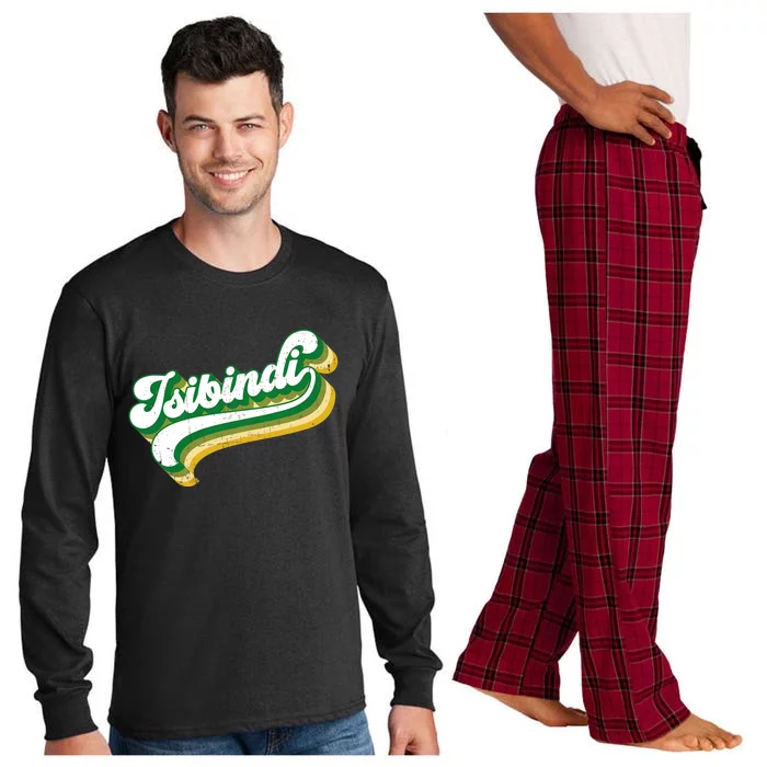 Isibindi Colorful Groovy Retro Style School Spirit Wear Long Sleeve Pajama Set