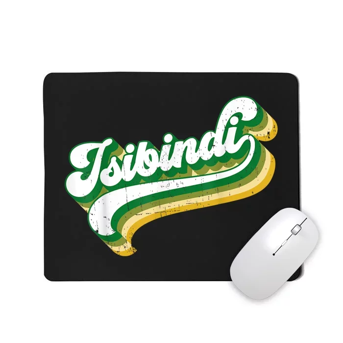 Isibindi Colorful Groovy Retro Style School Spirit Wear Mousepad