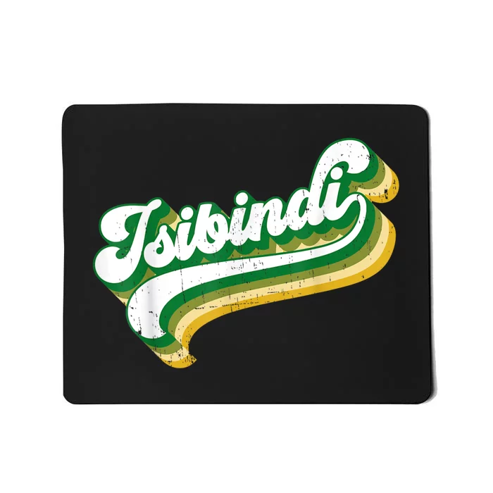 Isibindi Colorful Groovy Retro Style School Spirit Wear Mousepad