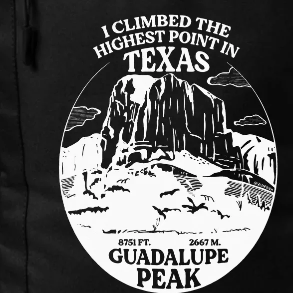 I Climbed Guadalupe Peak- The Highest Point In Texas Daily Commute Backpack