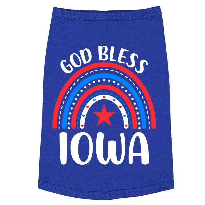 Iowa Cute Gift I Love Iowa Usa Gift Doggie Tank