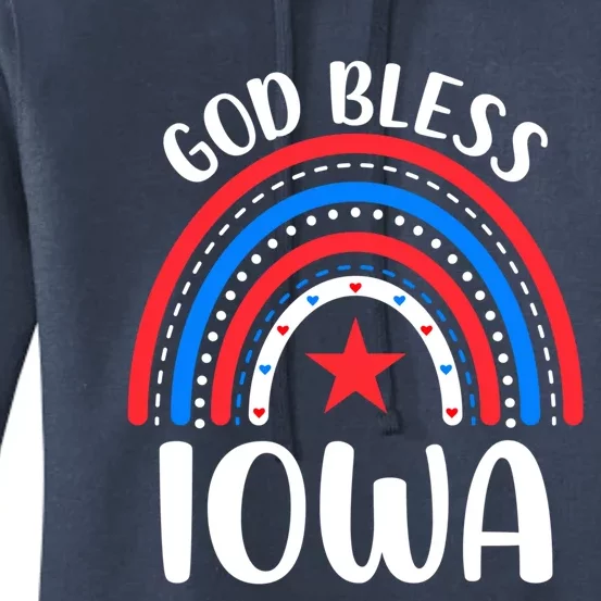 Iowa Cute Gift I Love Iowa Usa Gift Women's Pullover Hoodie