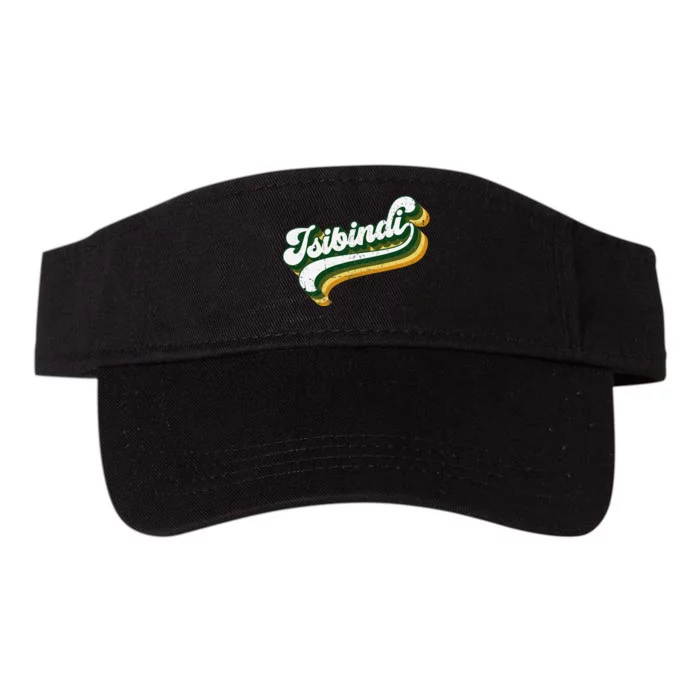 Isibindi Colorful Groovy Retro Style School Spirit Wear Valucap Bio-Washed Visor