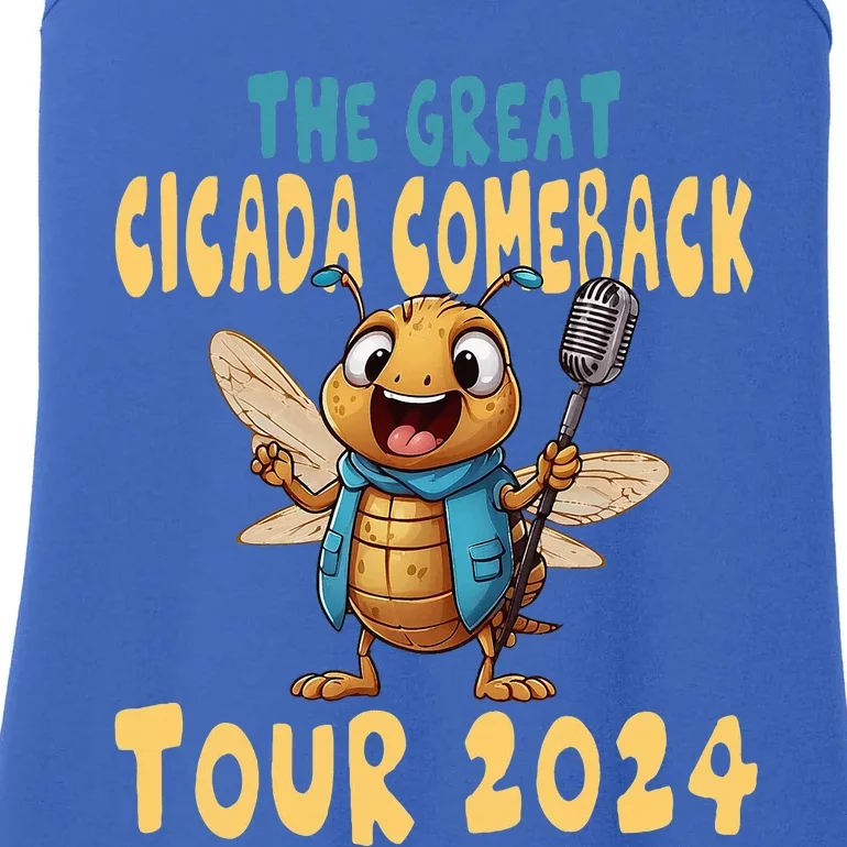 Insect Cicada Great Cicada Comeback Ladies Essential Tank