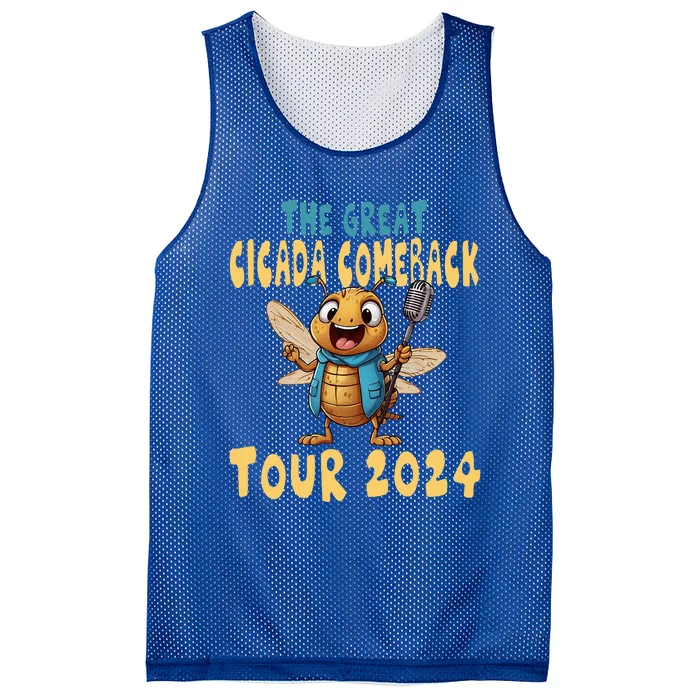 Insect Cicada Great Cicada Comeback Mesh Reversible Basketball Jersey Tank