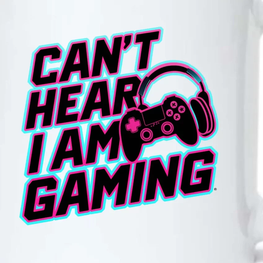 I Can’T Hear I Am Gaming Gamer Game Lover Gift Black Color Changing Mug