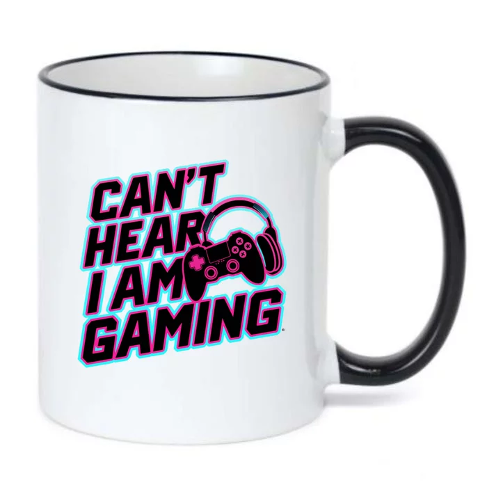 I Can’T Hear I Am Gaming Gamer Game Lover Gift Black Color Changing Mug