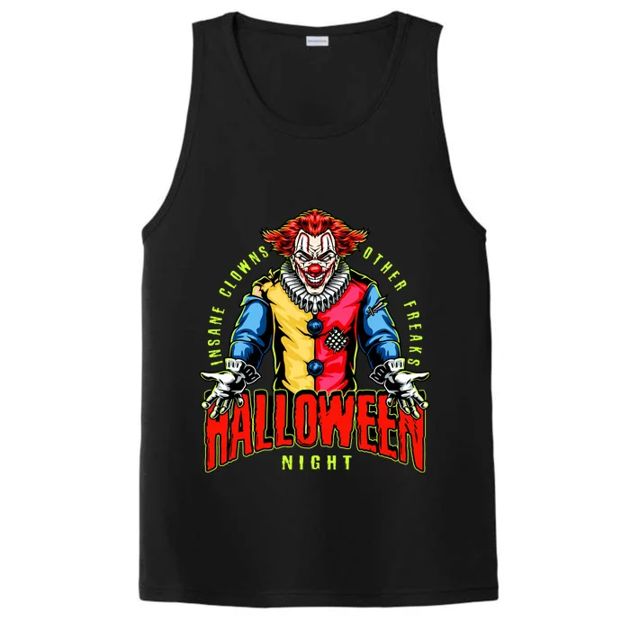 Insane Clowns Halloween Night Creepy Clown Performance Tank