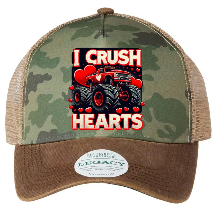 I Crush Hearts Valentines Day Legacy Tie Dye Trucker Hat