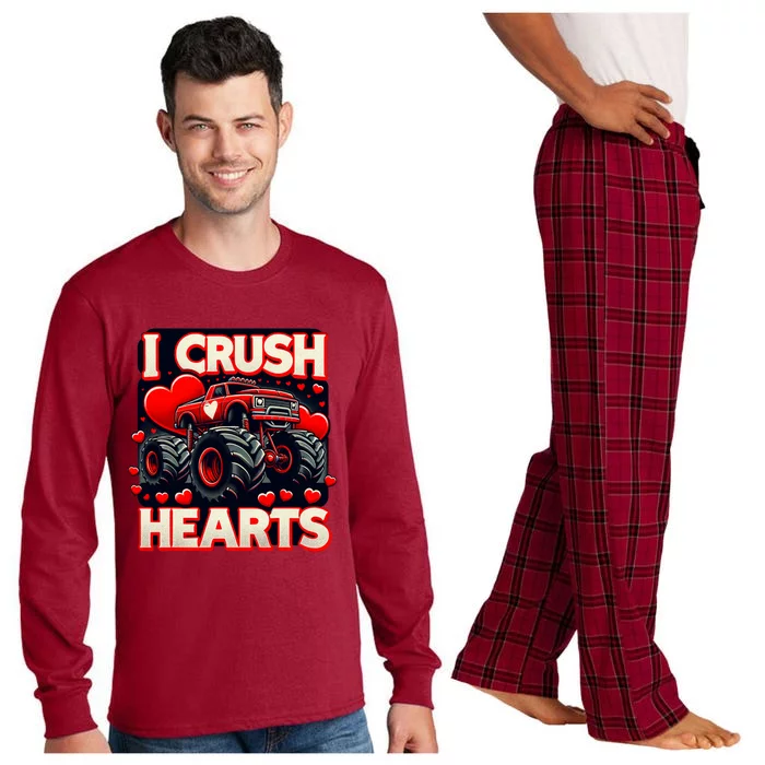 I Crush Hearts Valentines Day Long Sleeve Pajama Set