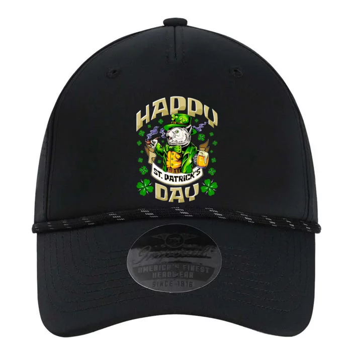 Irish Cat Happy St Patricks Day Meaningful Gift Performance The Dyno Cap