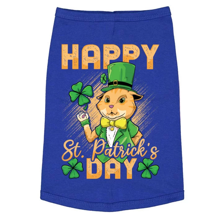 Irish Cat Happy St Patricks Day Cute Gift Doggie Tank