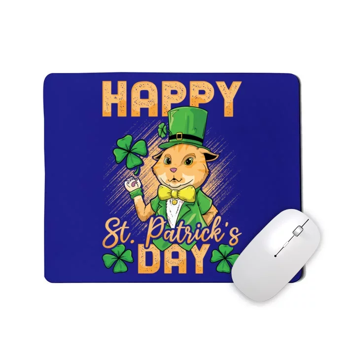 Irish Cat Happy St Patricks Day Cute Gift Mousepad