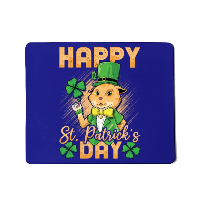 Irish Cat Happy St Patricks Day Cute Gift Mousepad