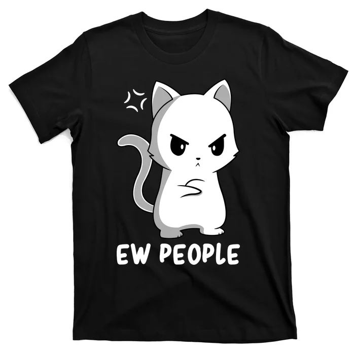 Introvert Cat Humor Antisocial Sarcasm T-Shirt