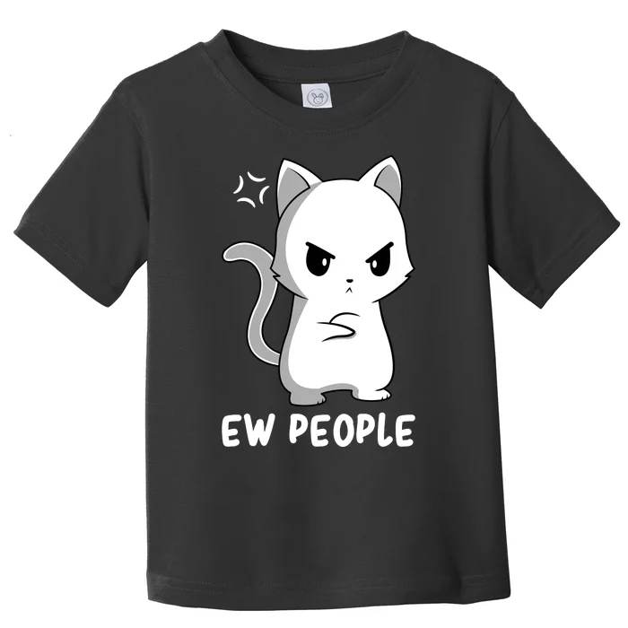 Introvert Cat Humor Antisocial Sarcasm Toddler T-Shirt