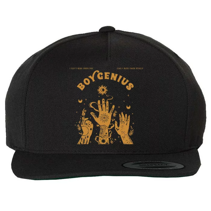 I CanT Hide From You Like Hide From Myself Bo.Ygenius Wool Snapback Cap