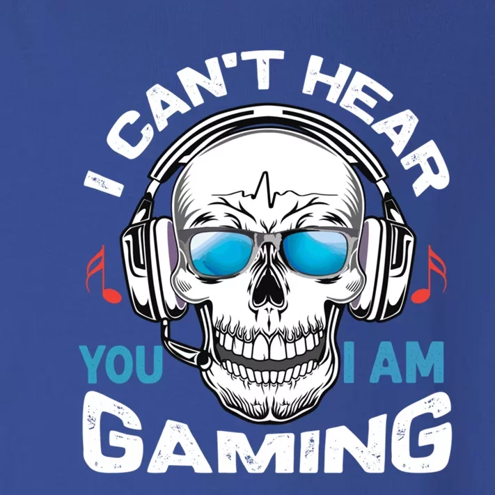 I Cant Hear You I Am Gaming Gift Toddler Long Sleeve Shirt