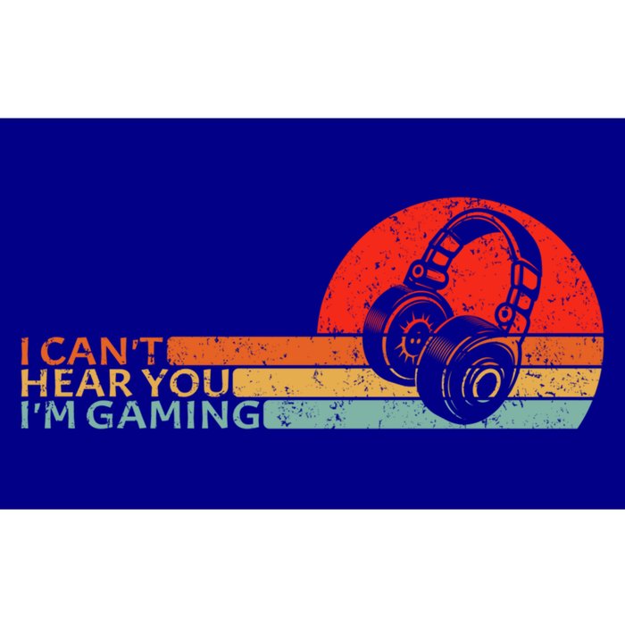 I Can't Hear You I'm Gaming Headset Vintage Gamers Gift Bumper Sticker