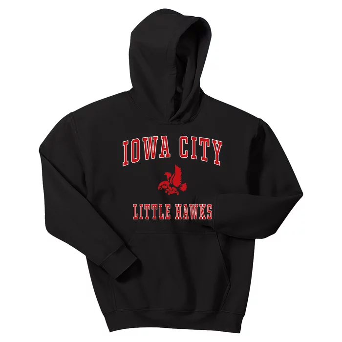 Iowa City High School Little Hawks Kids Hoodie