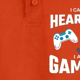 I Can´t Hear You I Am Gaming Gift Dry Zone Grid Performance Polo