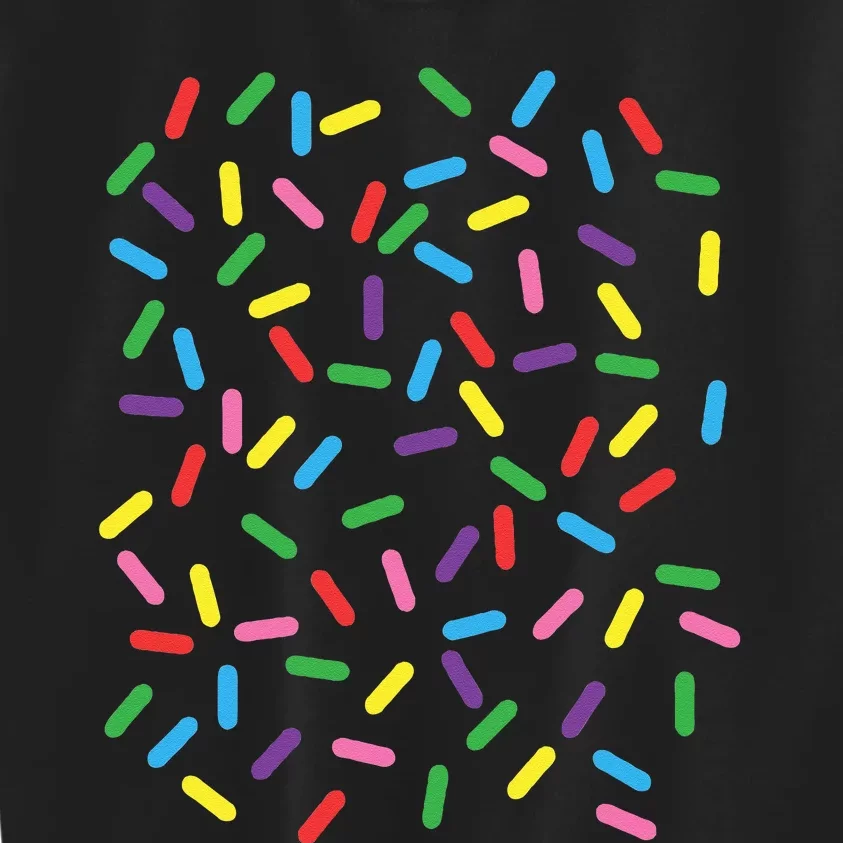 Ice Cream Halloween DIY Costume Rainbow Sprinkles Donut Kids Sweatshirt