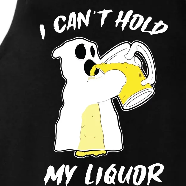 I CanT Hold My Liquor Ghost Halloween Beer Ladies Tri-Blend Wicking Tank