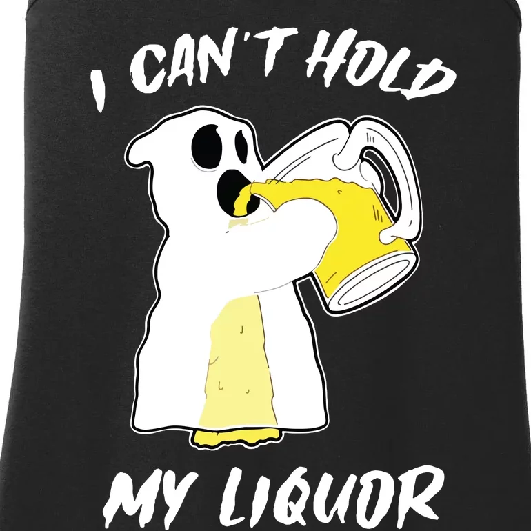 I CanT Hold My Liquor Ghost Halloween Beer Ladies Essential Tank