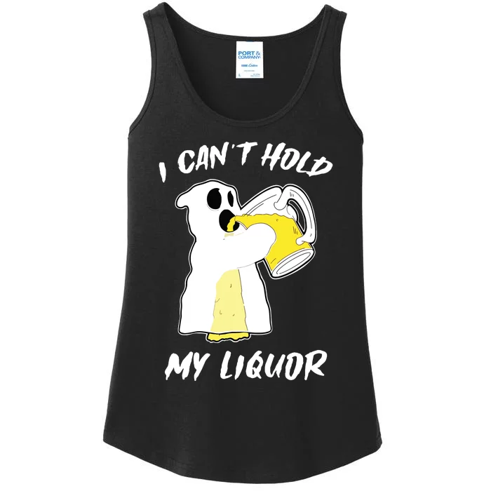 I CanT Hold My Liquor Ghost Halloween Beer Ladies Essential Tank