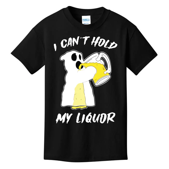 I CanT Hold My Liquor Ghost Halloween Beer Kids T-Shirt