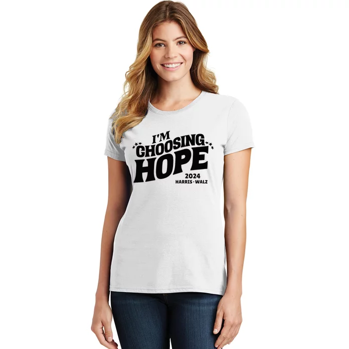 IM Choosing Hope Kamala Harris Tim Walz Waltz 2024 Women's T-Shirt